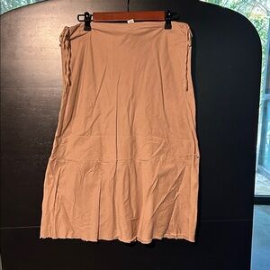 Old Navy Women's Midi Skirt in Tan